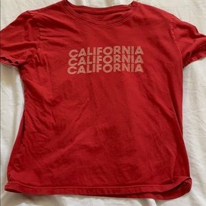 red california brandy tee